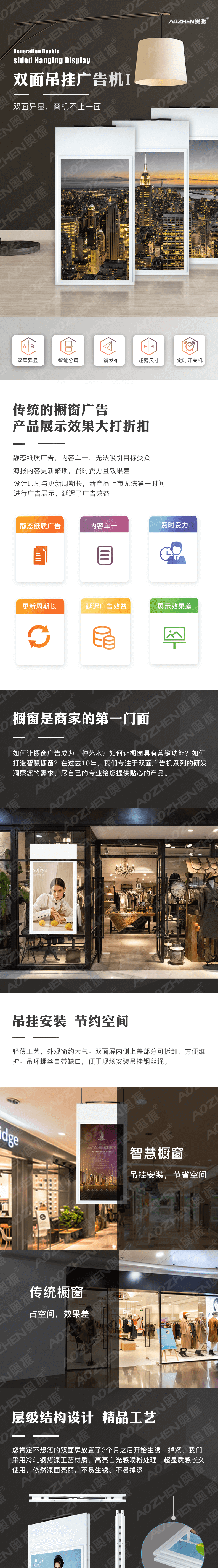 雙面液晶廣告機